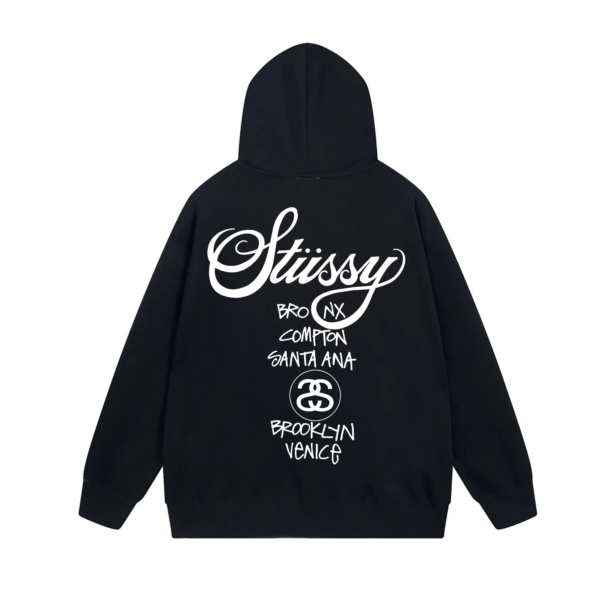 Stüssy Basic Hoodie Black