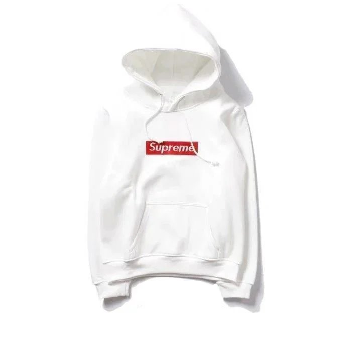 Supreme Sup Back Logo Hooded Sweatshirt White