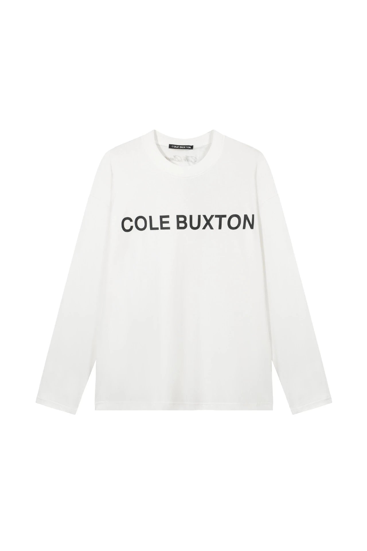 Cole Buxton CB Logo Knit Hoodie Grey