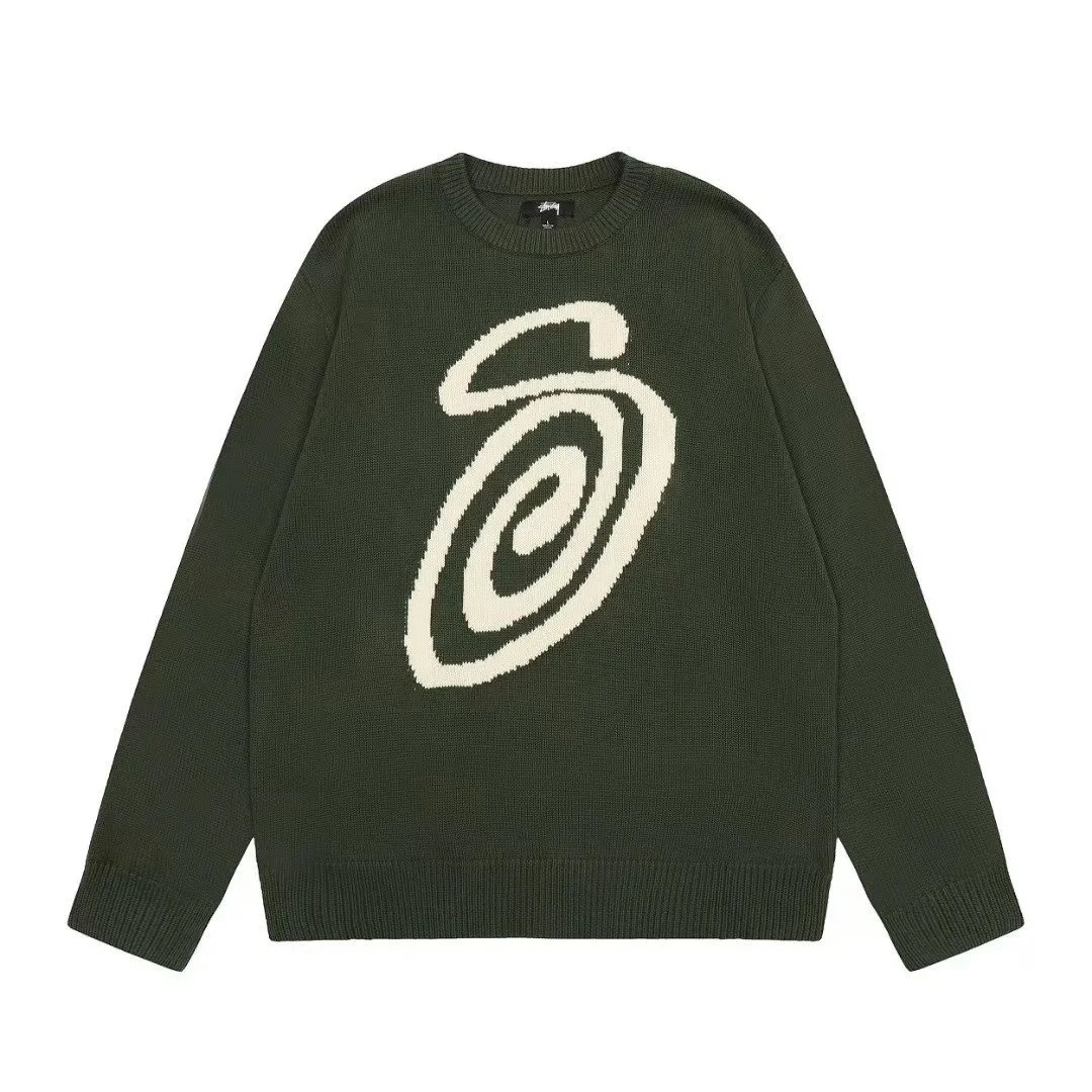 Stüssy Curly S Sweater 'Natural'