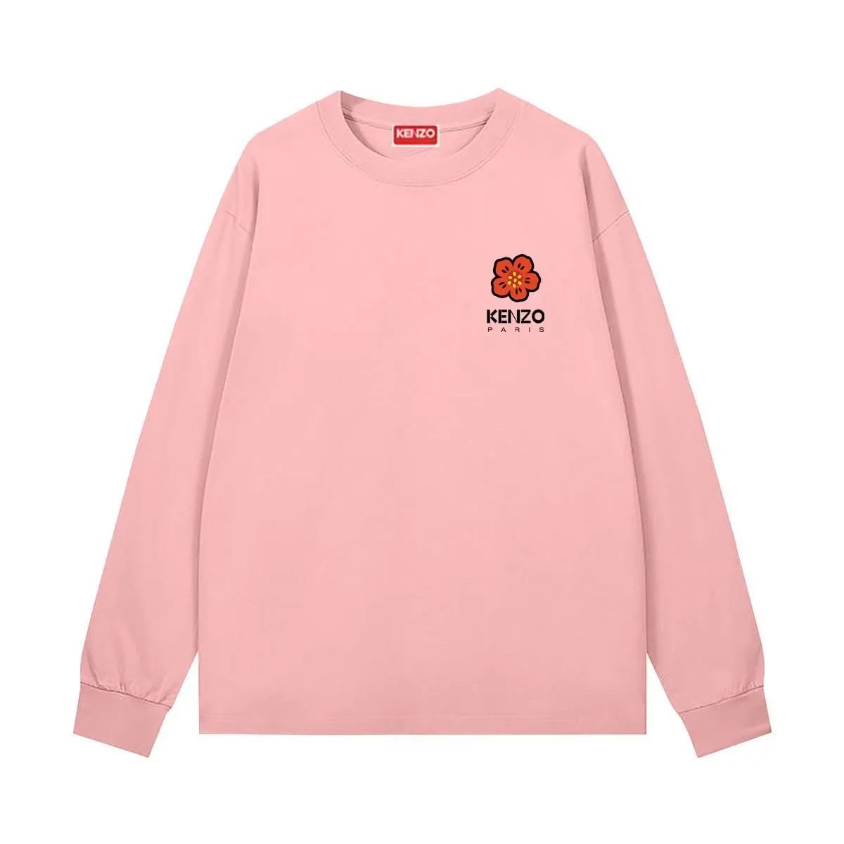 Kenzo Boke Flower Long Sleeve T-Shirt White