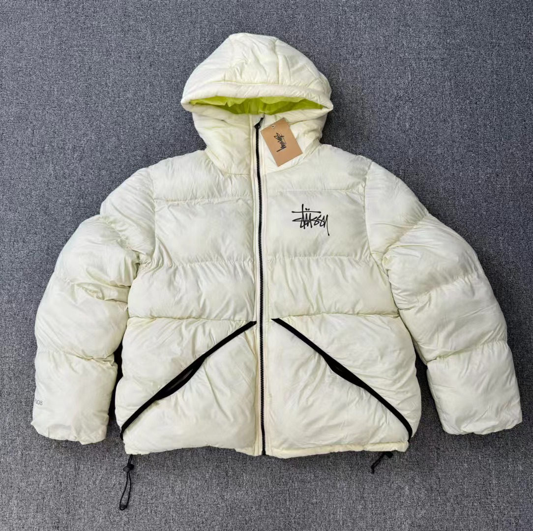 Stüssy Micro Ripstop 800 Fill Down Parka Black/Pink