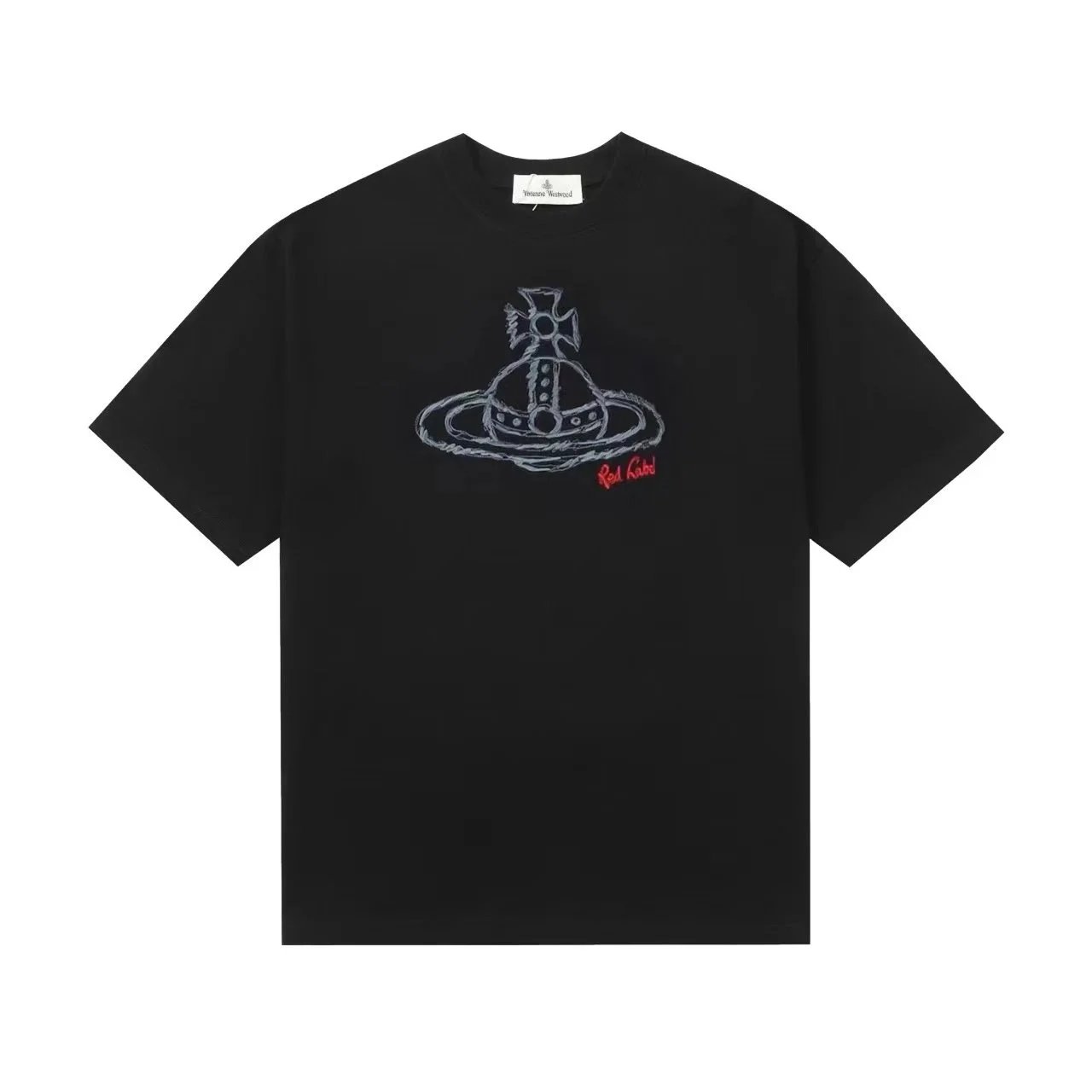 Vivienne Westwood Red Label Rough Stitch Orb T-Shirt Black