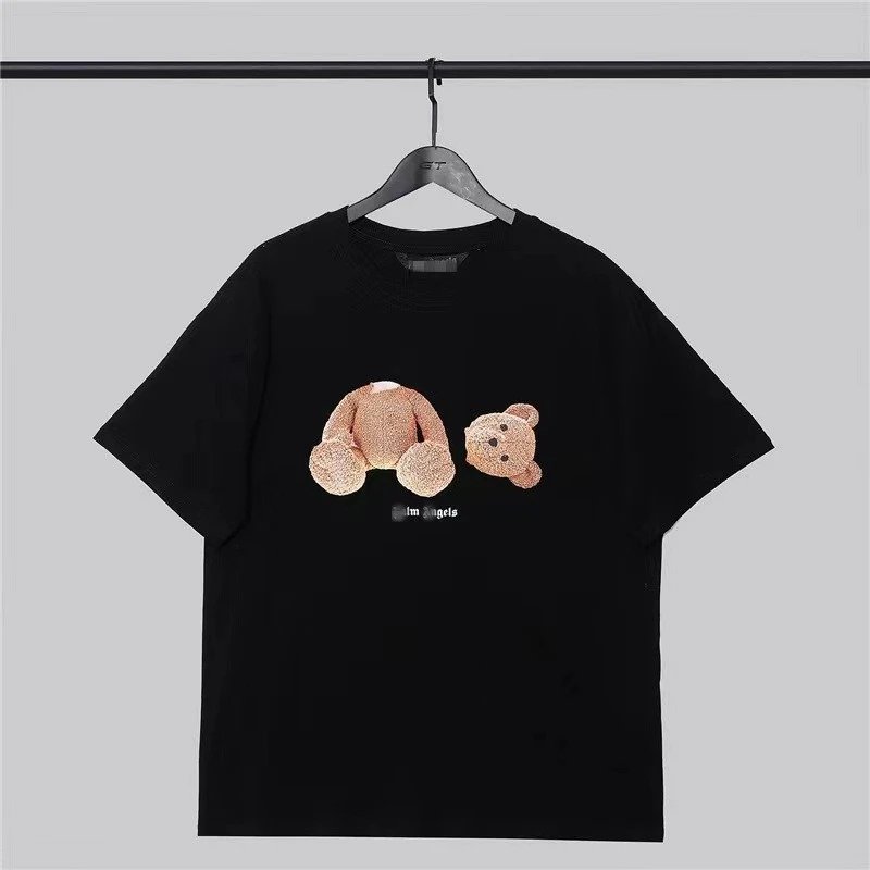 Palm Angels Broken Bear T-Shirt Black