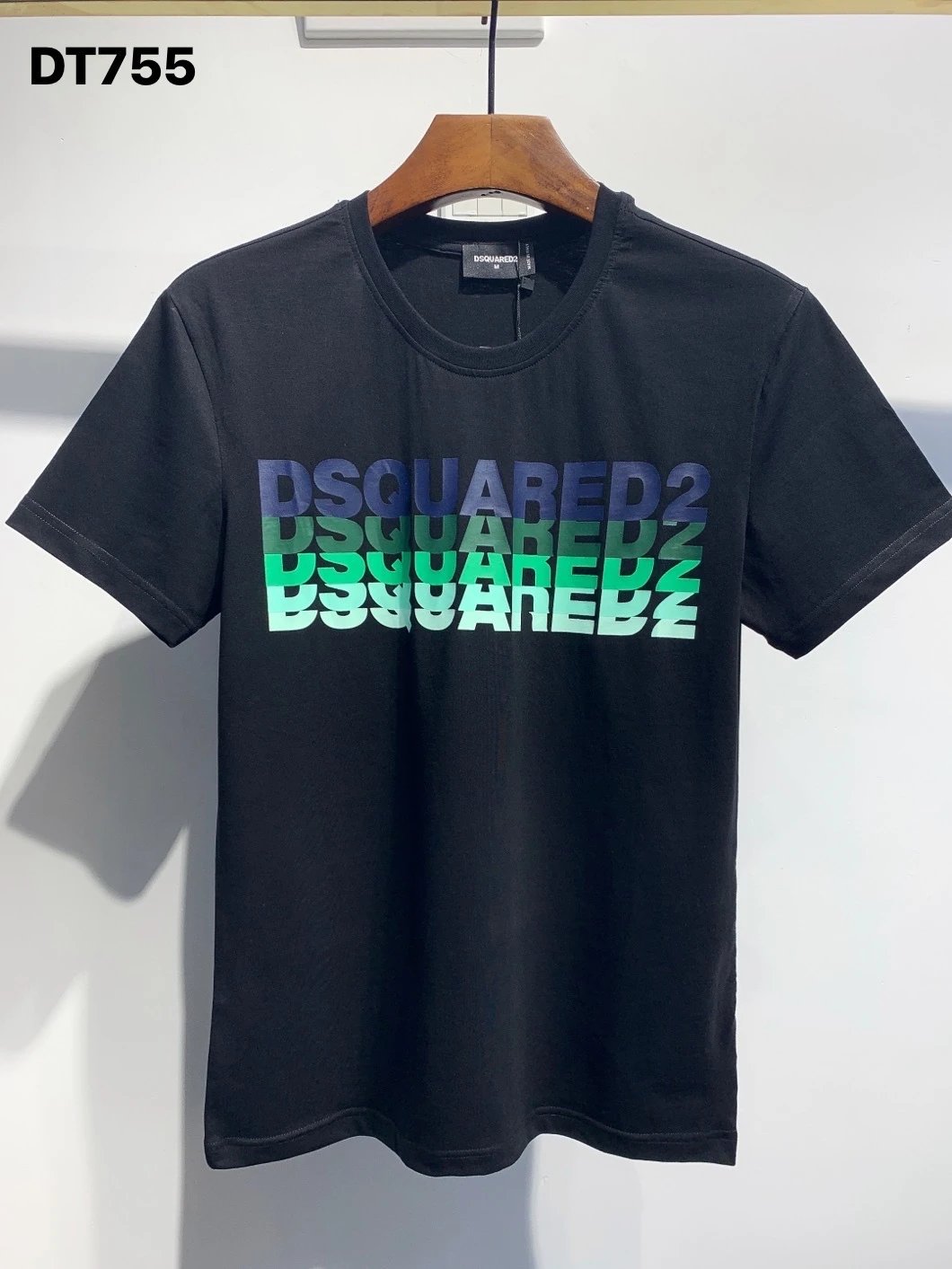 Dsquared2 Slouch Fit Bold Logo Print T-Shirt Black