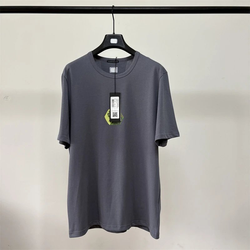 C.P. Company 30/1 Jersey Logo Graphics T-Shirt Dark Blue