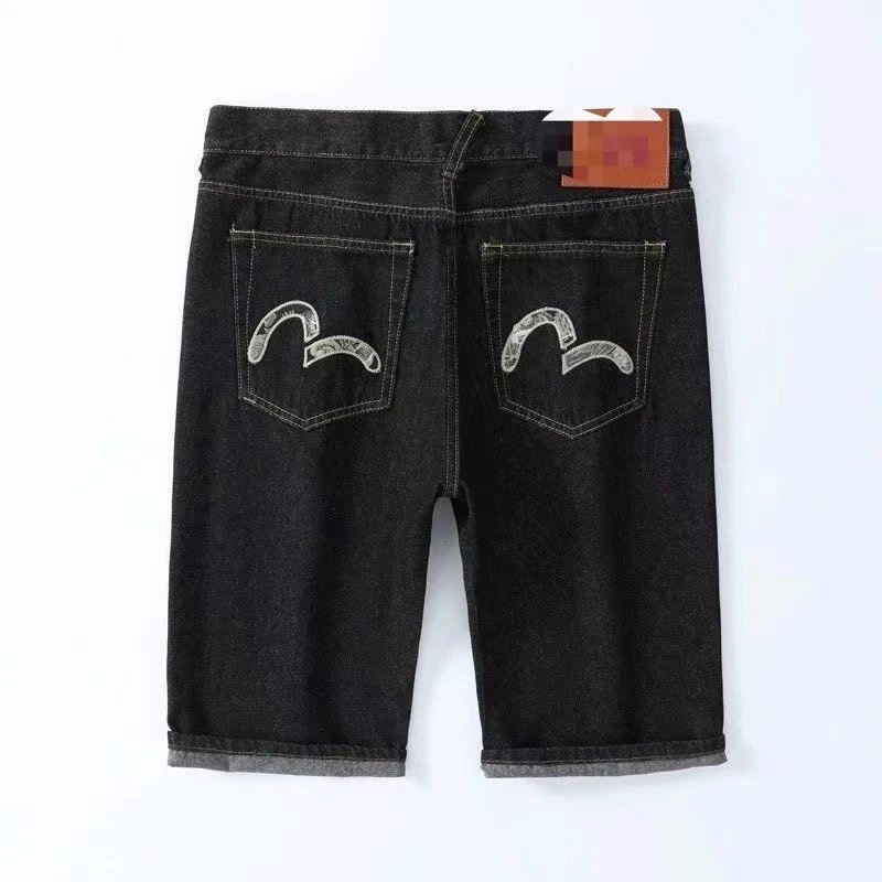 EVISU Sakura Daicock Denim Shorts