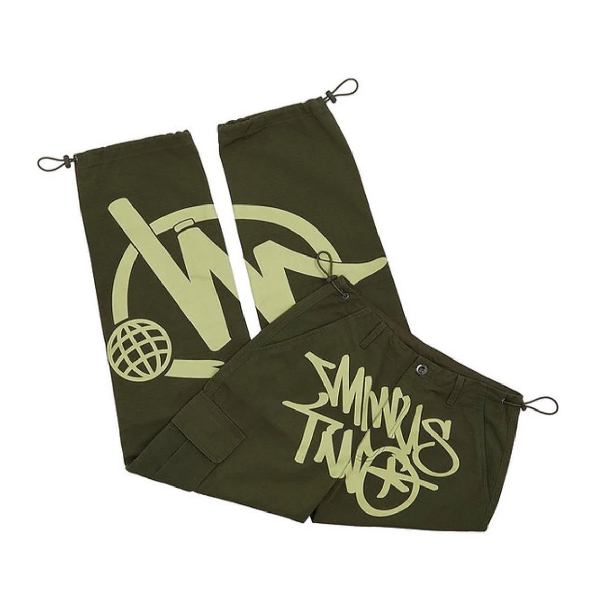 Minus Two Cargo Pants Black Pink