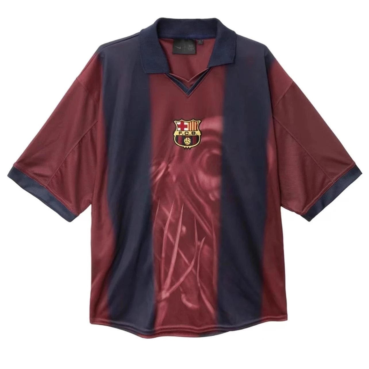 Travis Scott x Nike x FC Barcelona Retro 2000/01 Home Skeleton Jersey