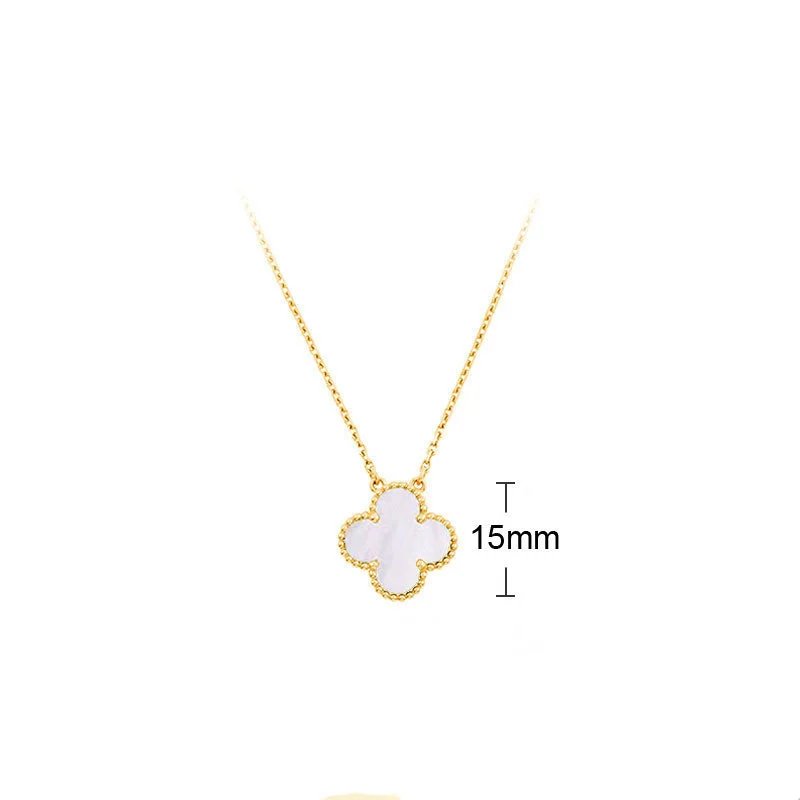 Van Cleef & Arpels Vintage Alhambra Pendant Carnelian Yellow Gold