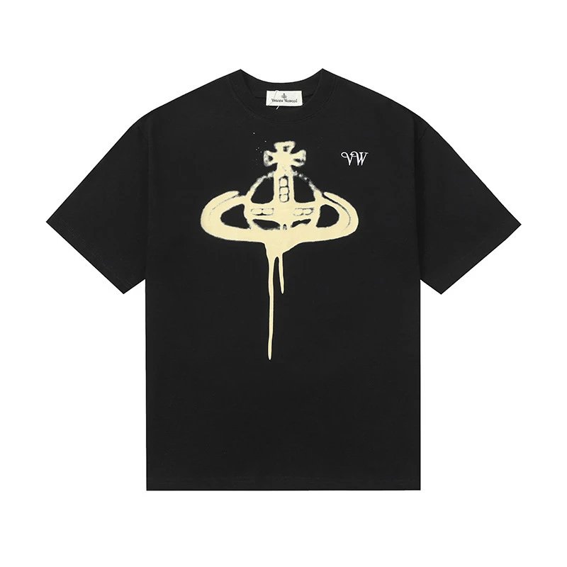 Vivienne Westwood Graffiti Print T-Shirt Black