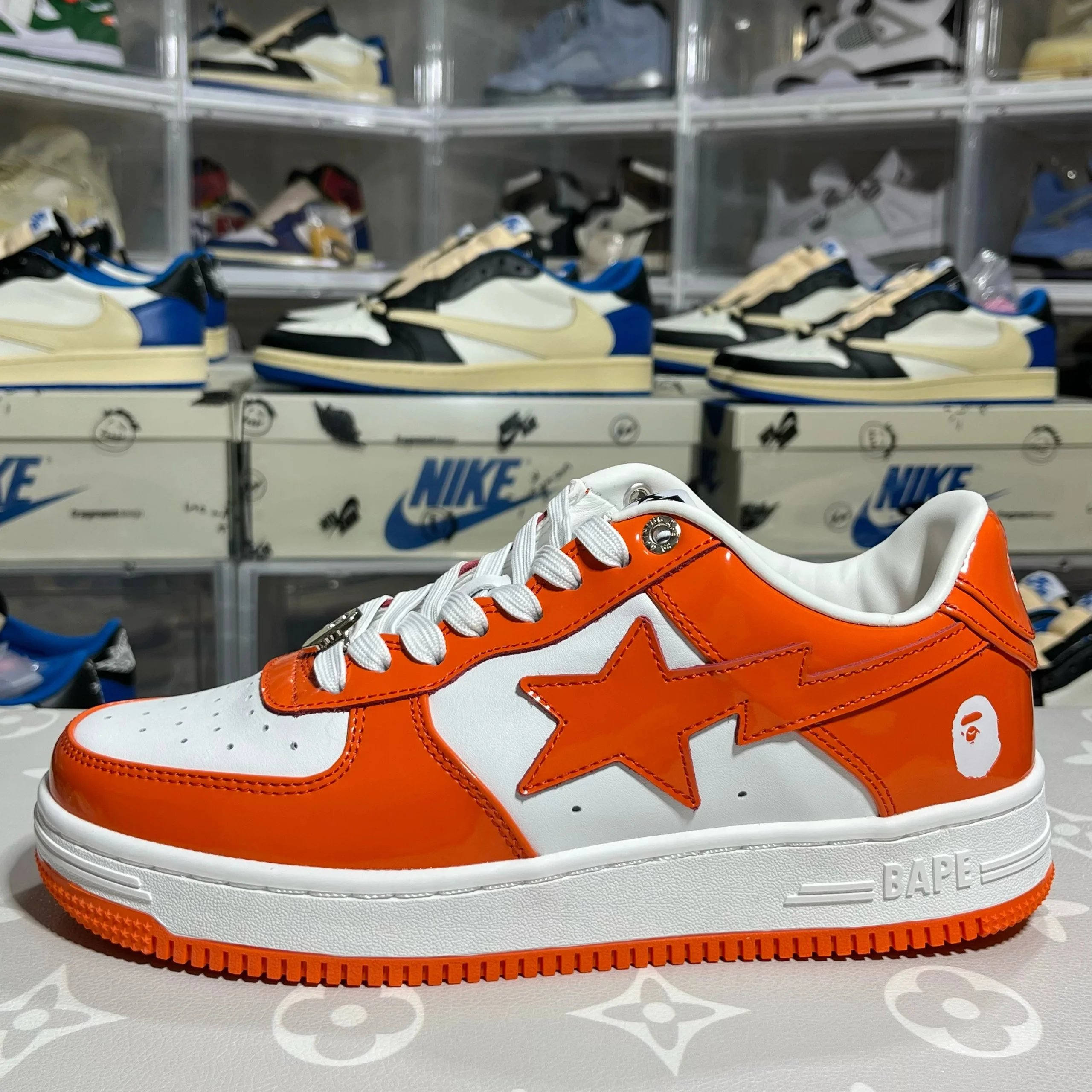 A Bathing Ape Bape Sta Low Black White