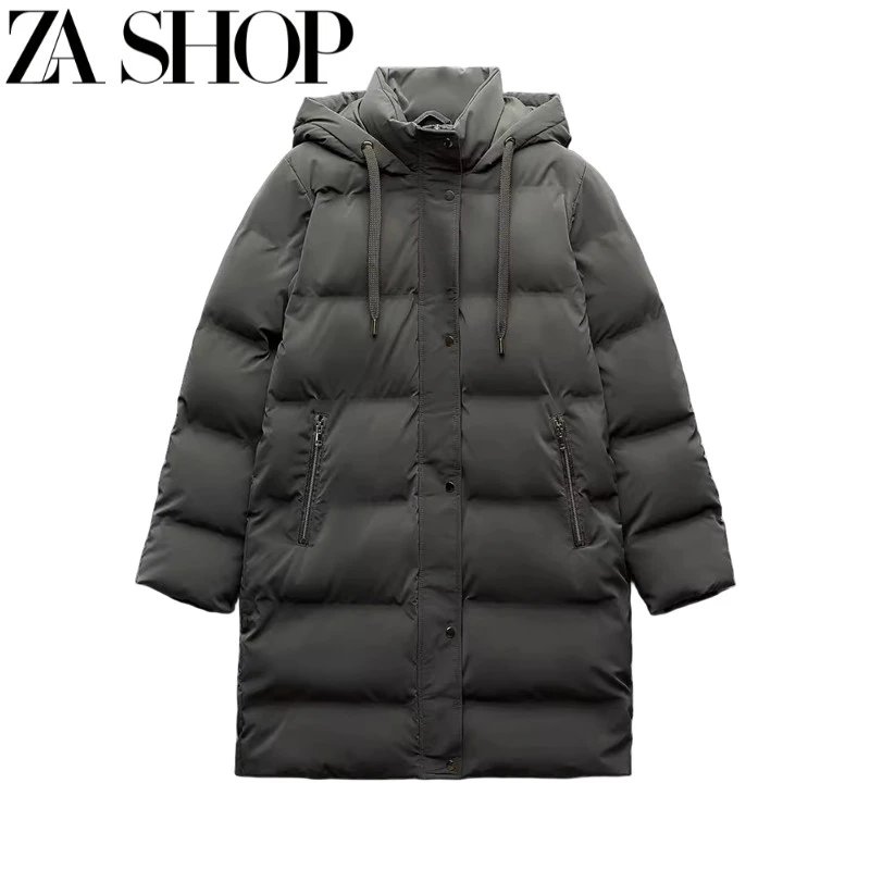 Zara Anorak Acolchado Windproof Con Capucha