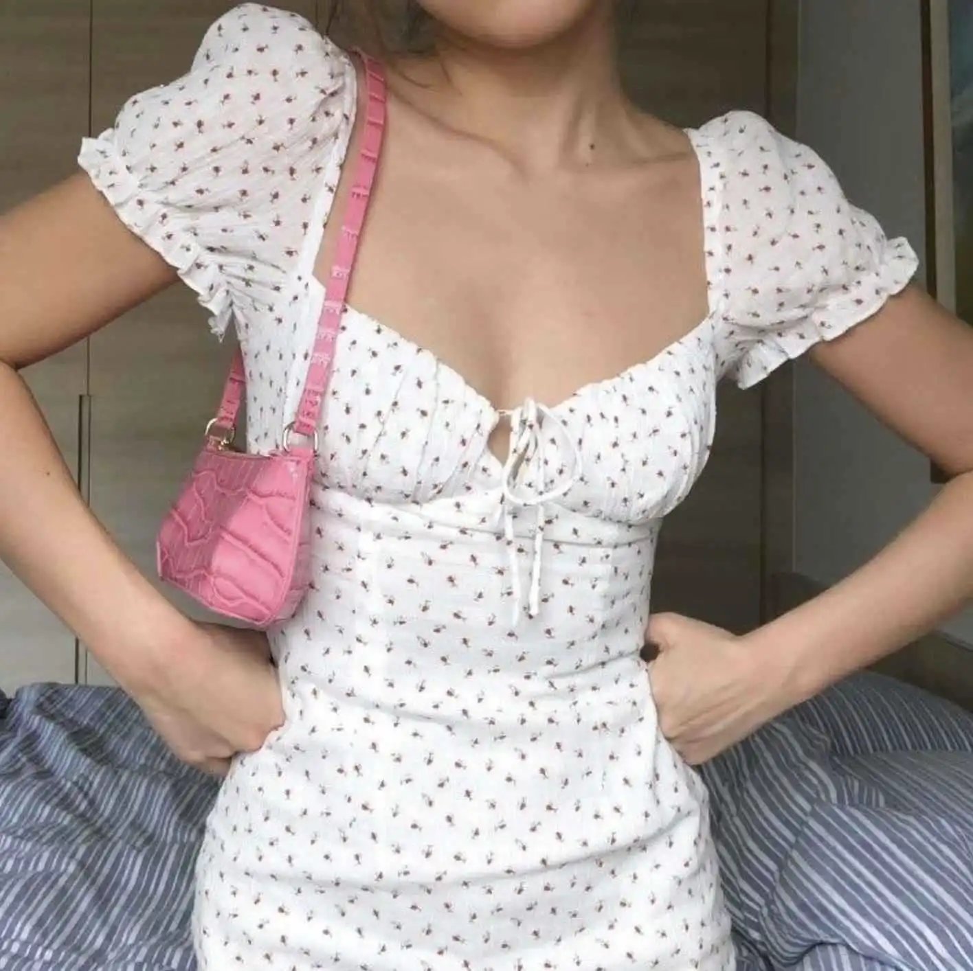 Princess Polly Natalina Mini Dress White / Red