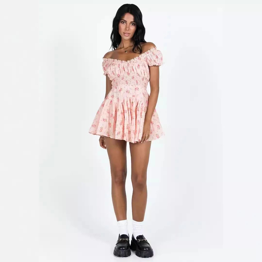 Princess Polly Anastasiya Mini Dress Pink Floral