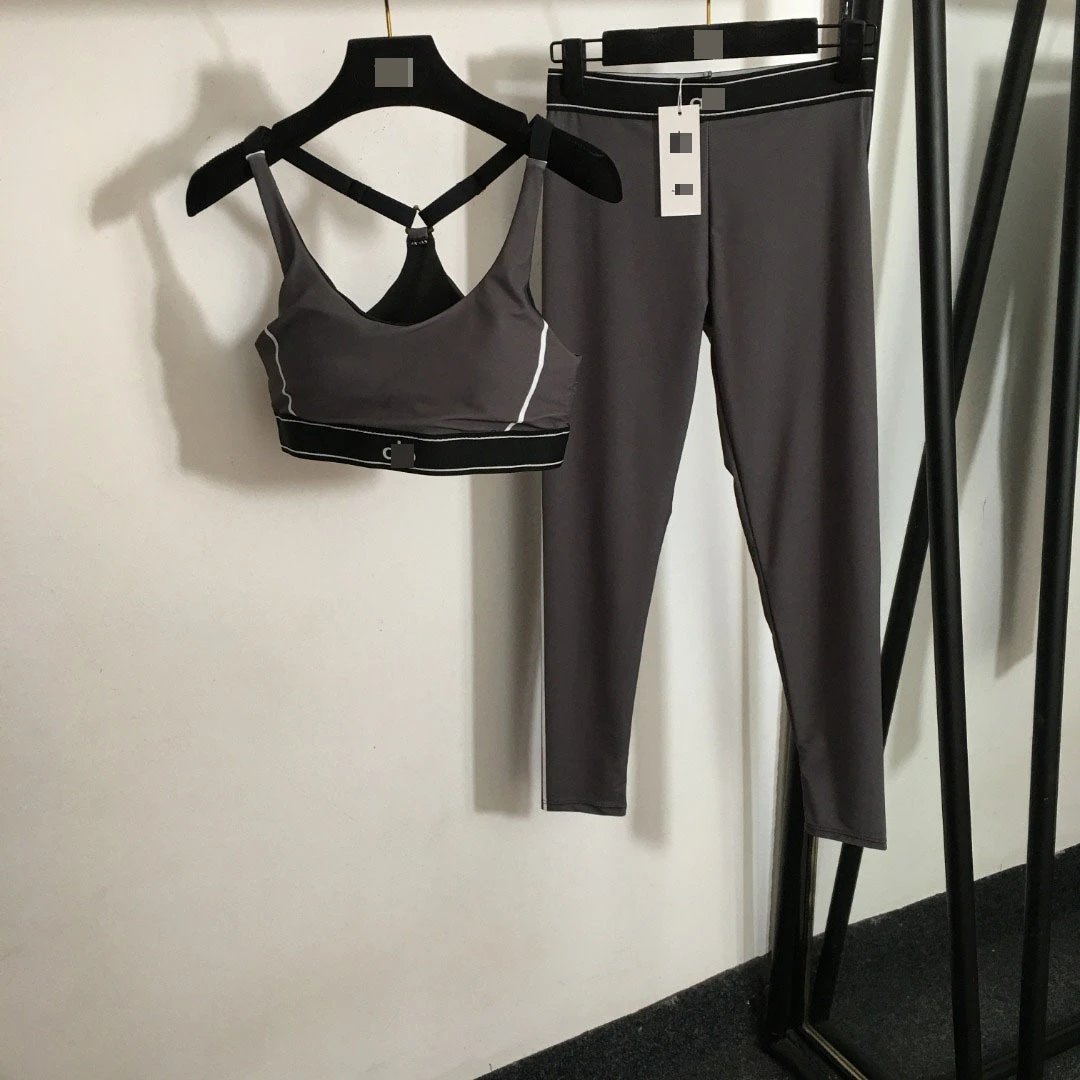Alo Yoga Contour Bra and Shorts Set Mocha Brown