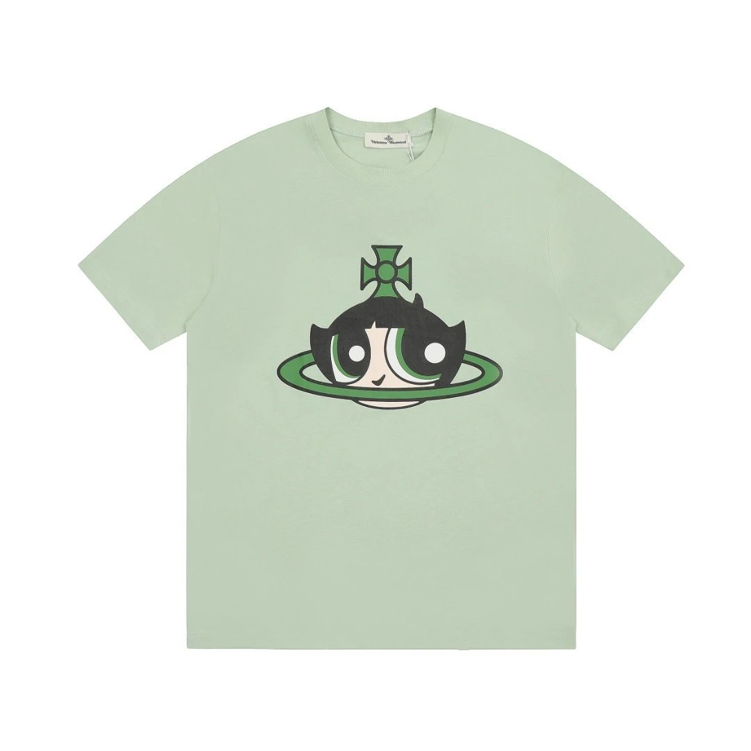 Vivienne Westwood x The Powerpuff Girls Bubbles Orb T-Shirt Light Blue