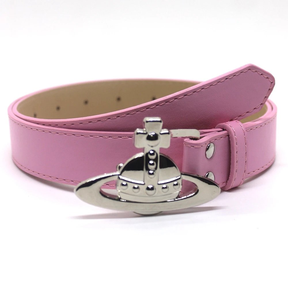 Vivienne Westwood Orb Buckle Belt Black