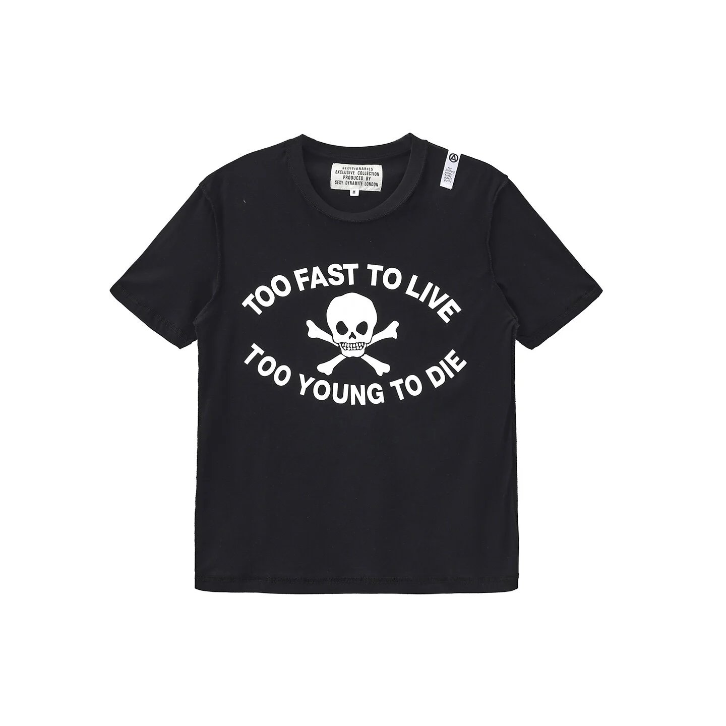 Vivienne Westwood Seditionaries Too Fast to Live Too Young to Die T-Shirt Black