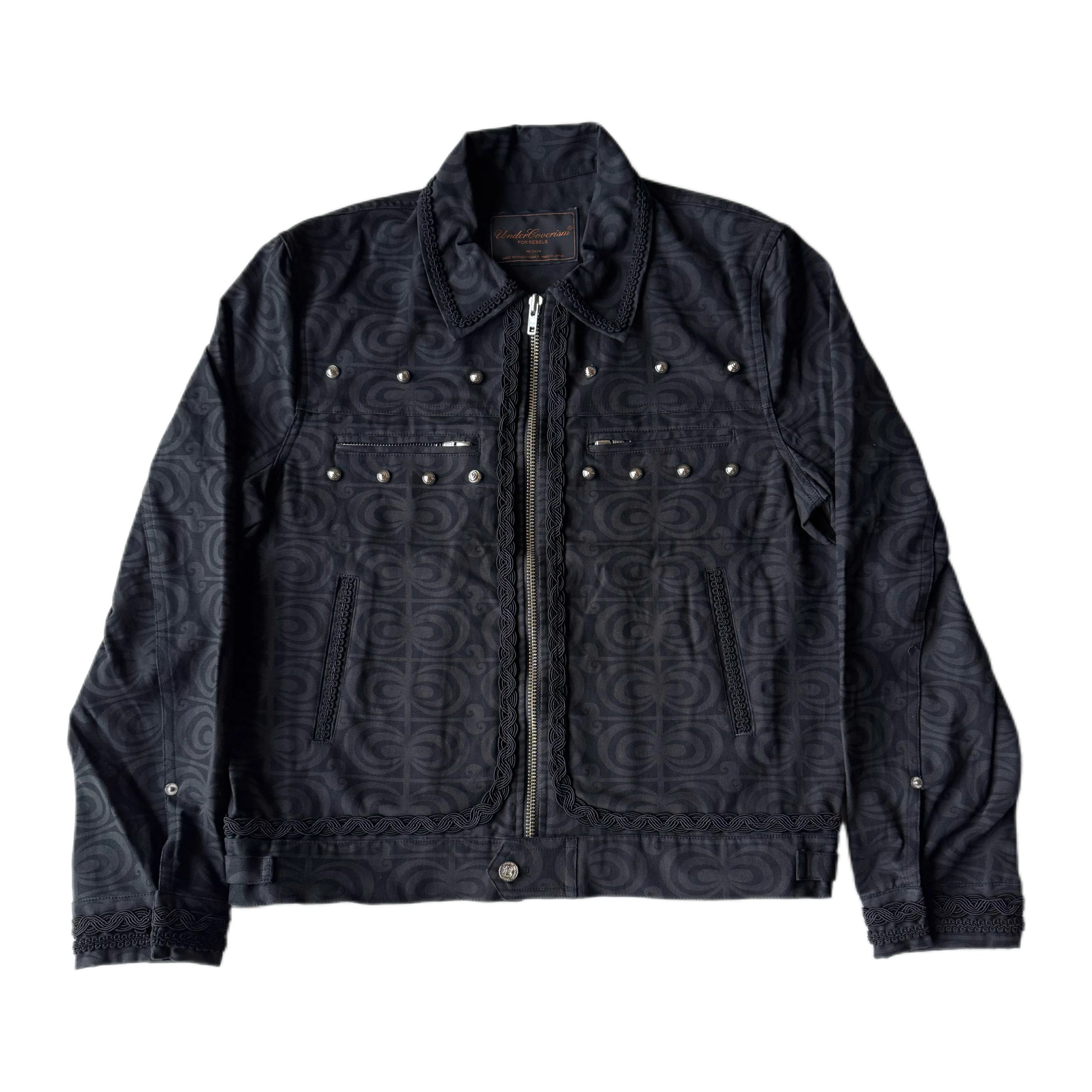 Undercoverism SS04 Languid Studded Napoleon Jacket Black