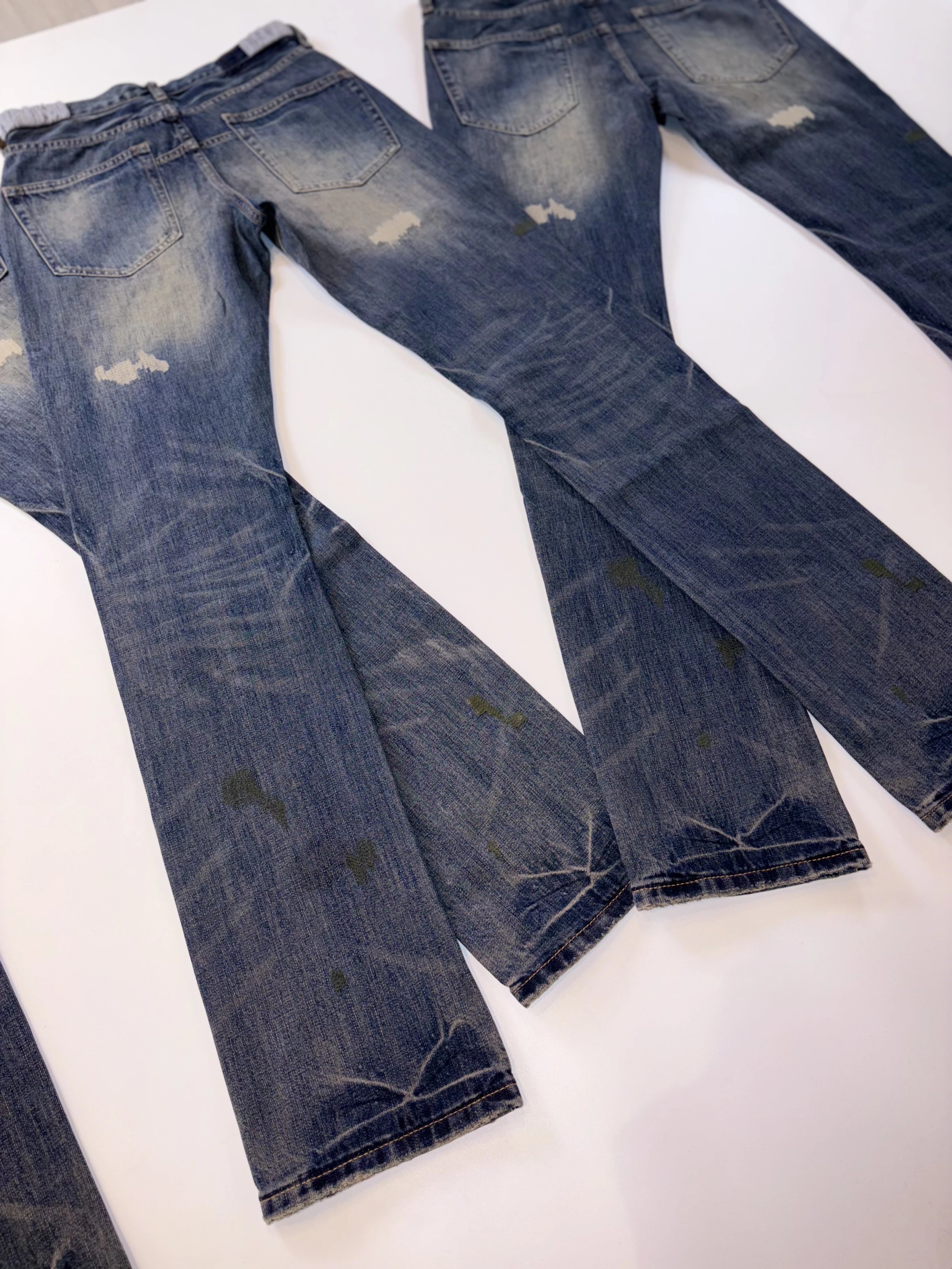 Undercover SS06 "T" Insect Embroidered Jeans
