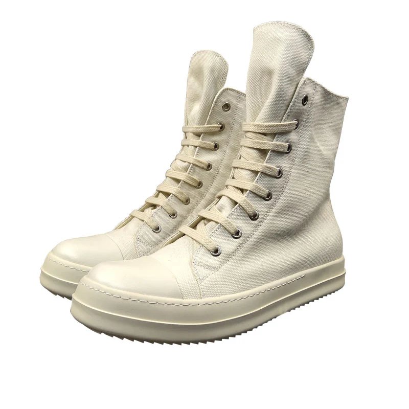Rick Owens DRKSHDW Ramones High Sneaks Black/Milk