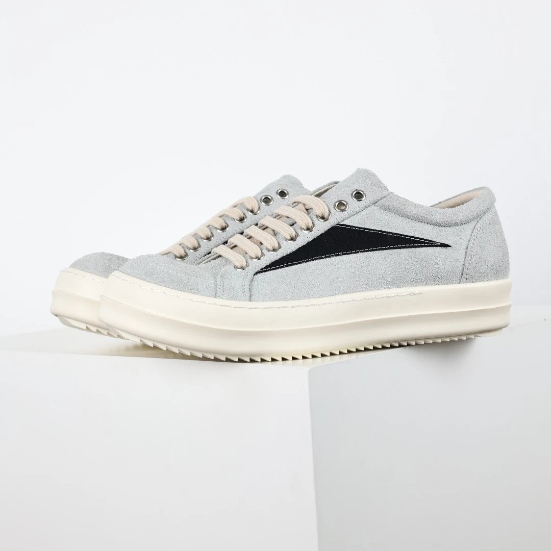 Rick Owens DRKSHDW Scarpe Denim Low Black Milk
