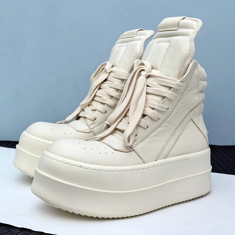 Rick Owens Geobasket Sneakers Black/Milk