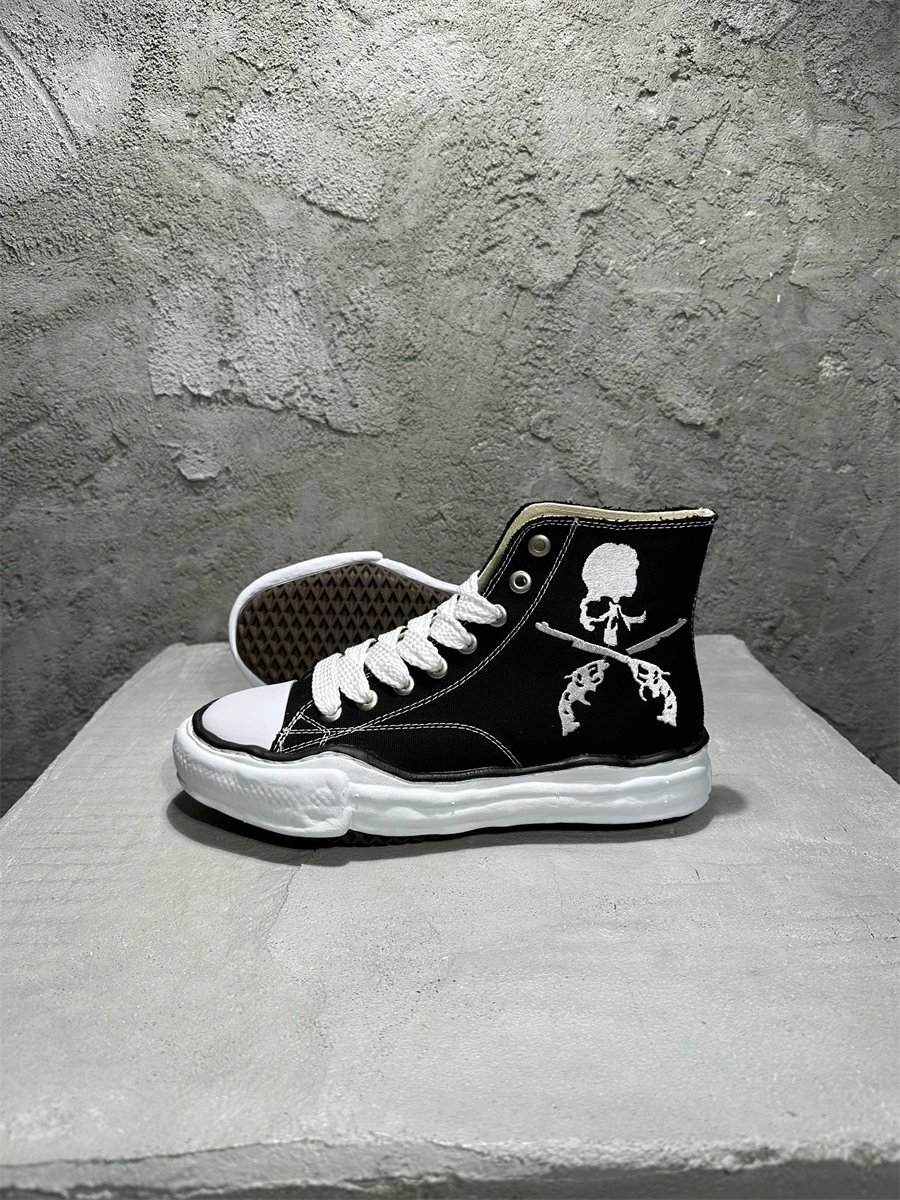 Maison Mihara Yasuhiro Peterson OG Sole Canvas High-Top Mastermind Roarguns Black