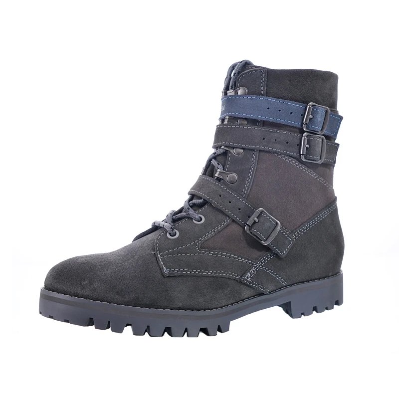 Number (N)ine Periodic Table Suede Combat Boots