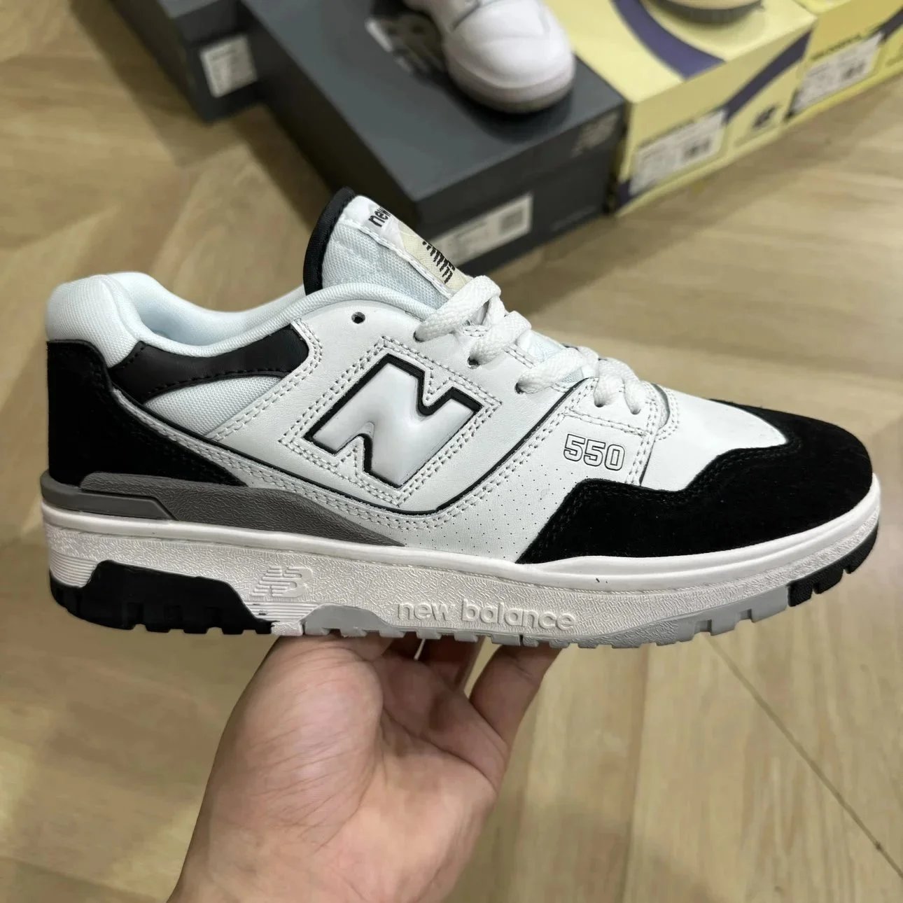 New Balance 550 Aimé Leon Dore White Grey
