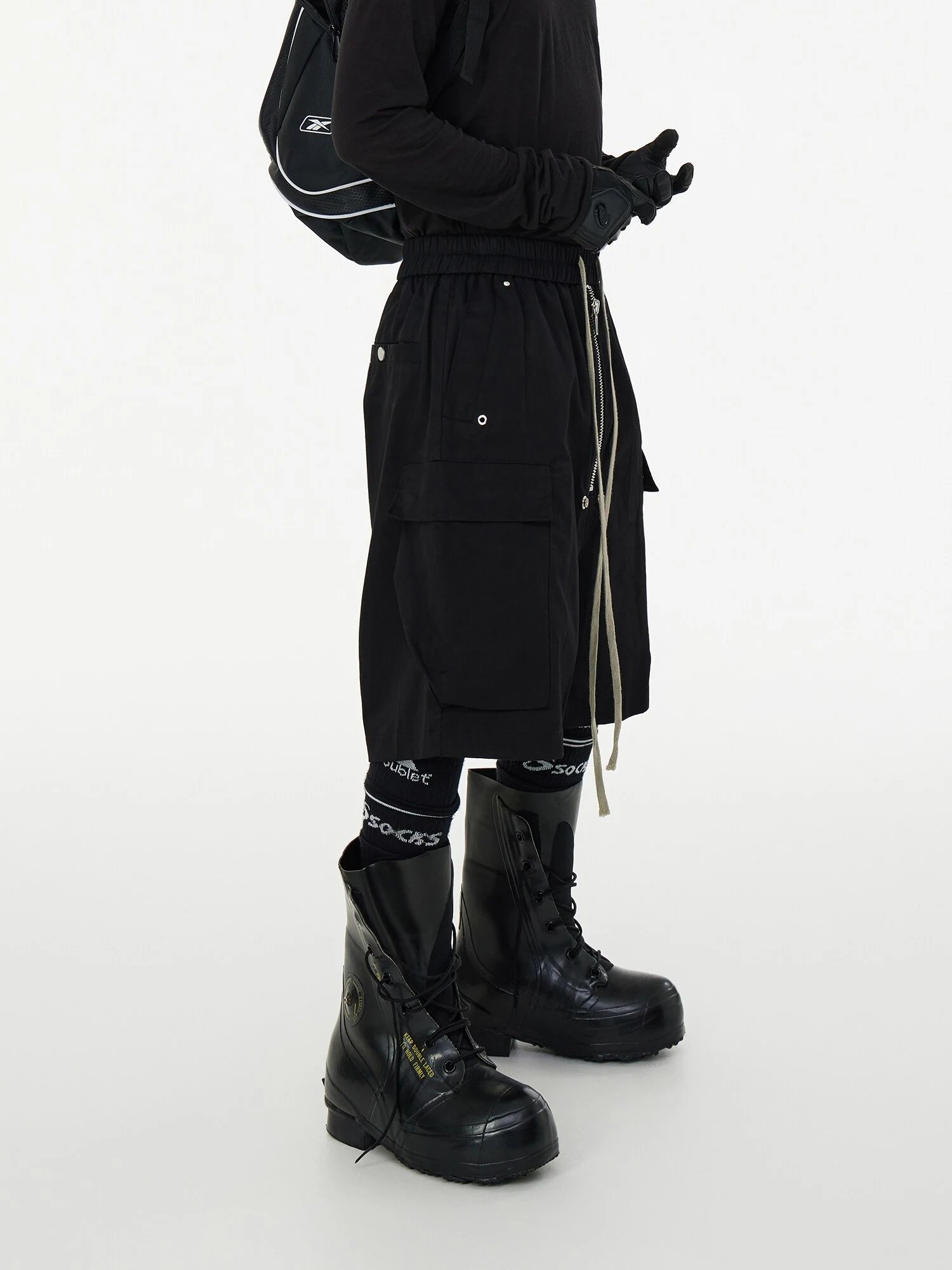 Rick Owens Cargobela Shorts Black