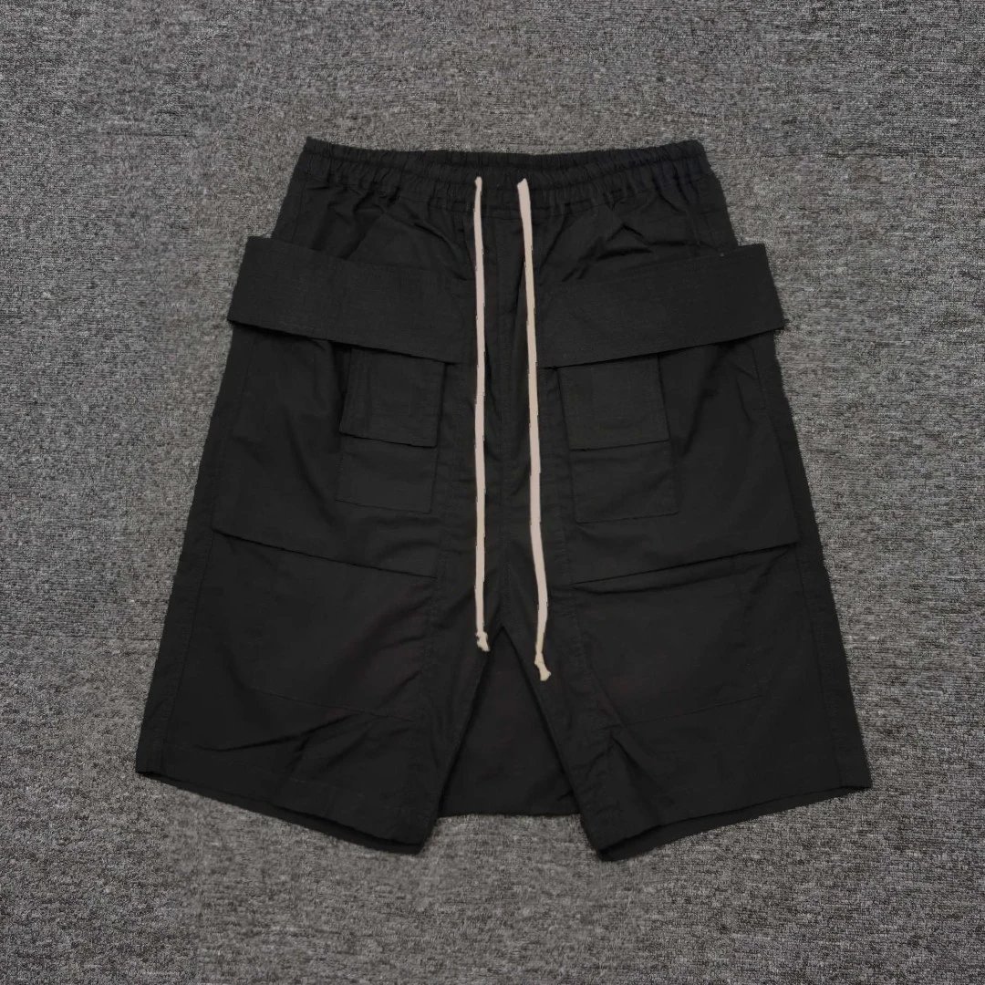 Rick Owens DRKSHDW Creatch Cargo Pods Shorts Black