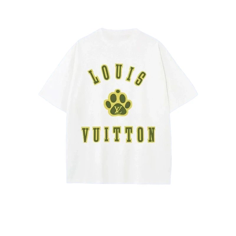 Louis Vuitton Dog Paw T-Shirt White