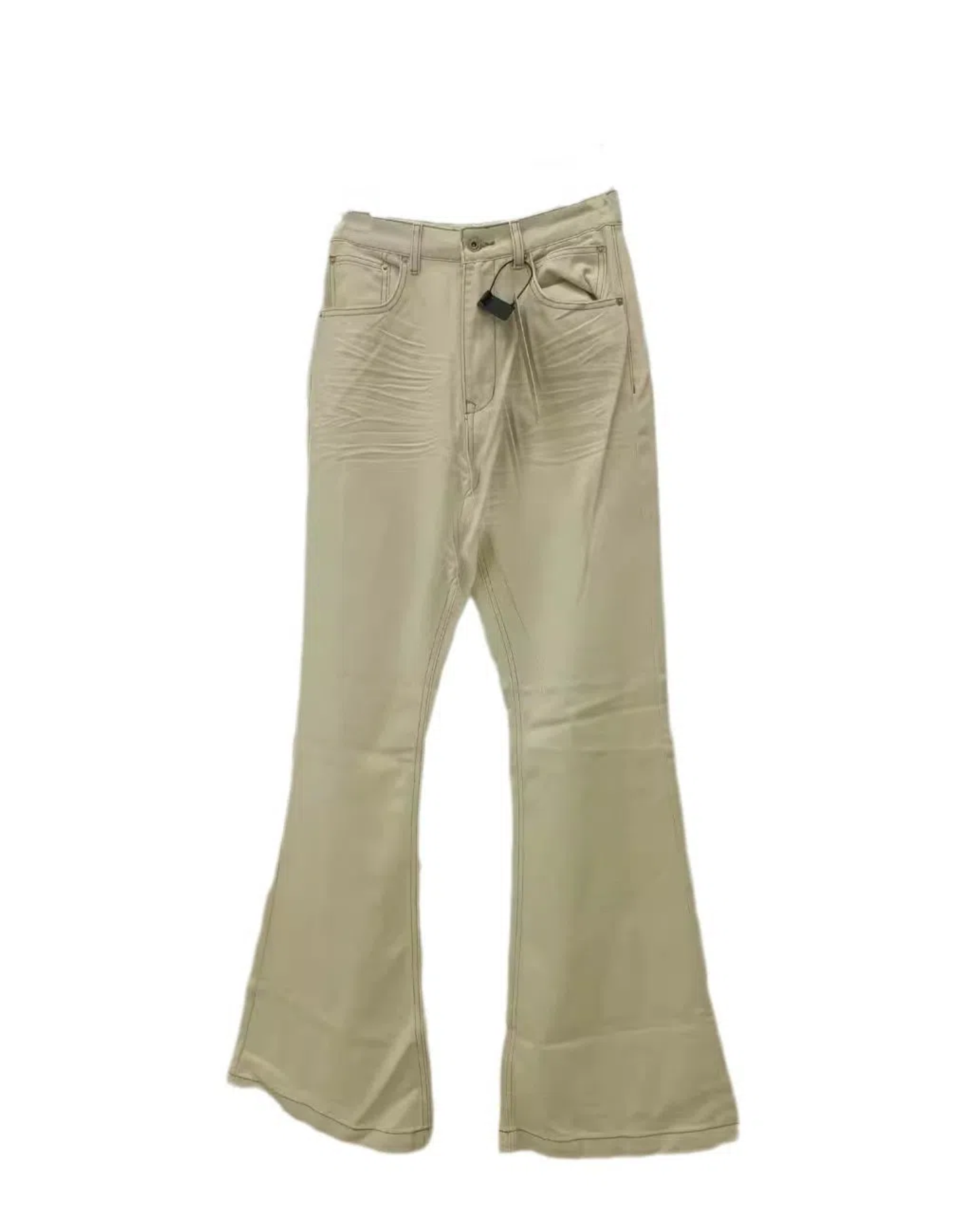 Rick Owens Bolan Bootcut Jeans Cream