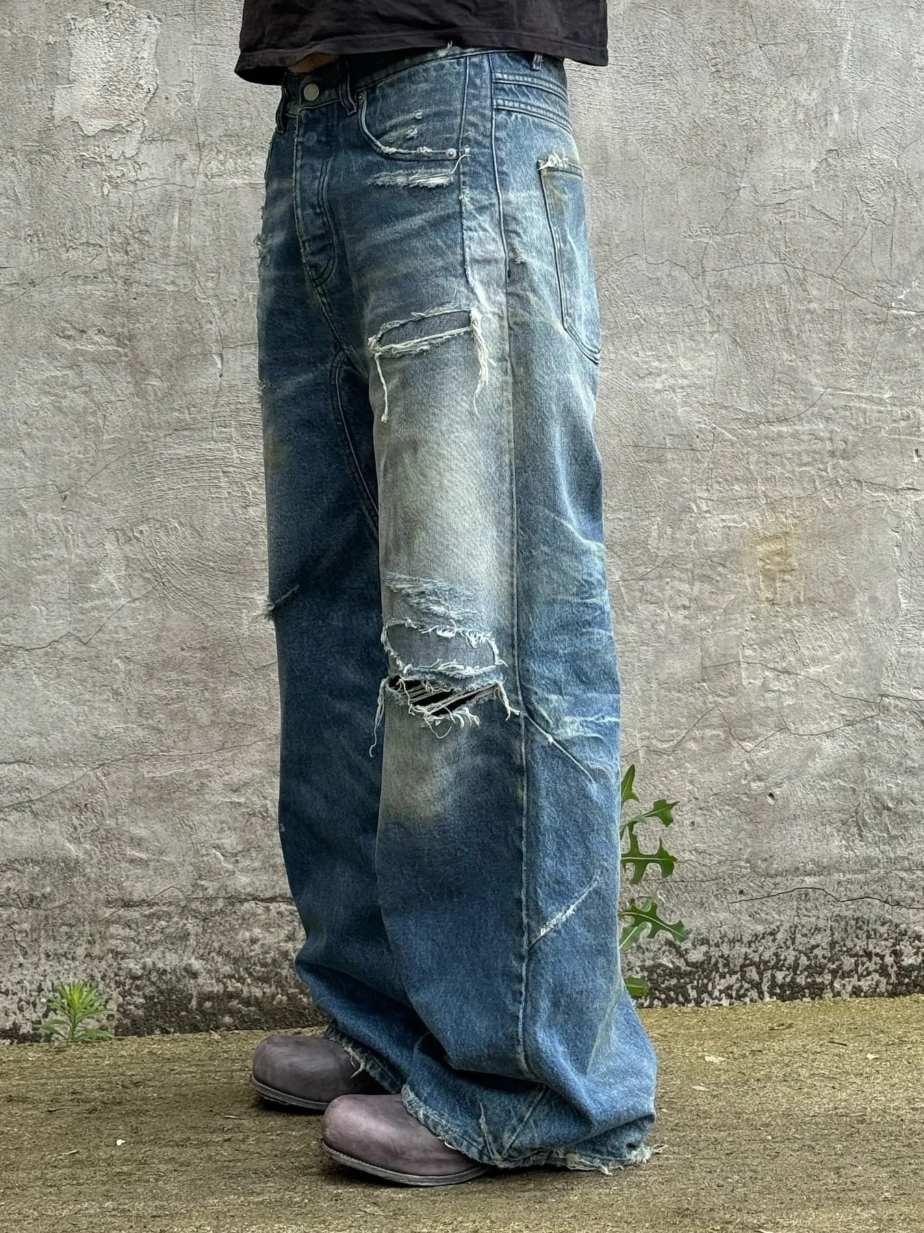 NO/FAITH STUDIOS Italy Ocean Loose Cut Denim