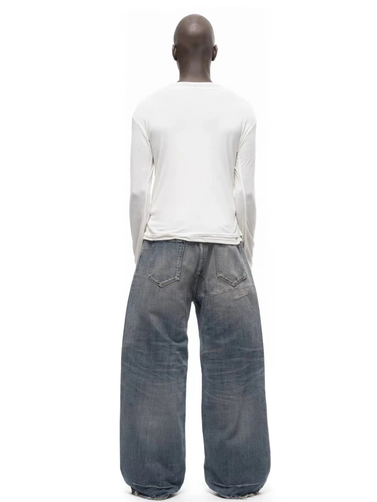 NO/FAITH STUDIOS Italian Napoli Texture Loose Denim