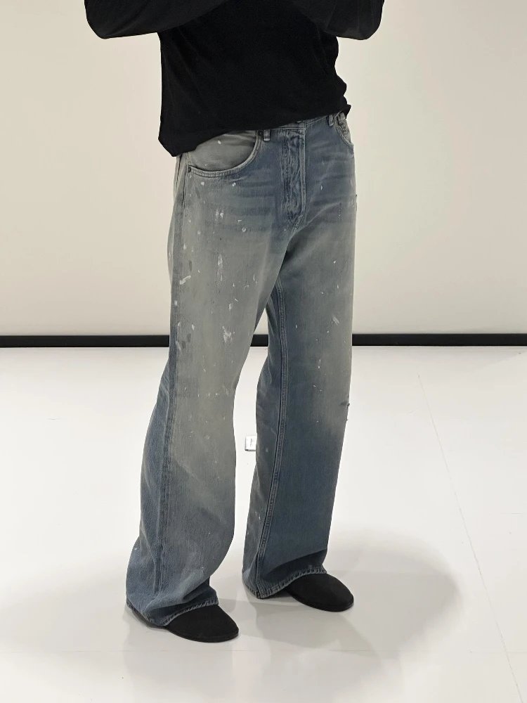Acne Studios 2021M Trafalgar Paint Splatter Jeans