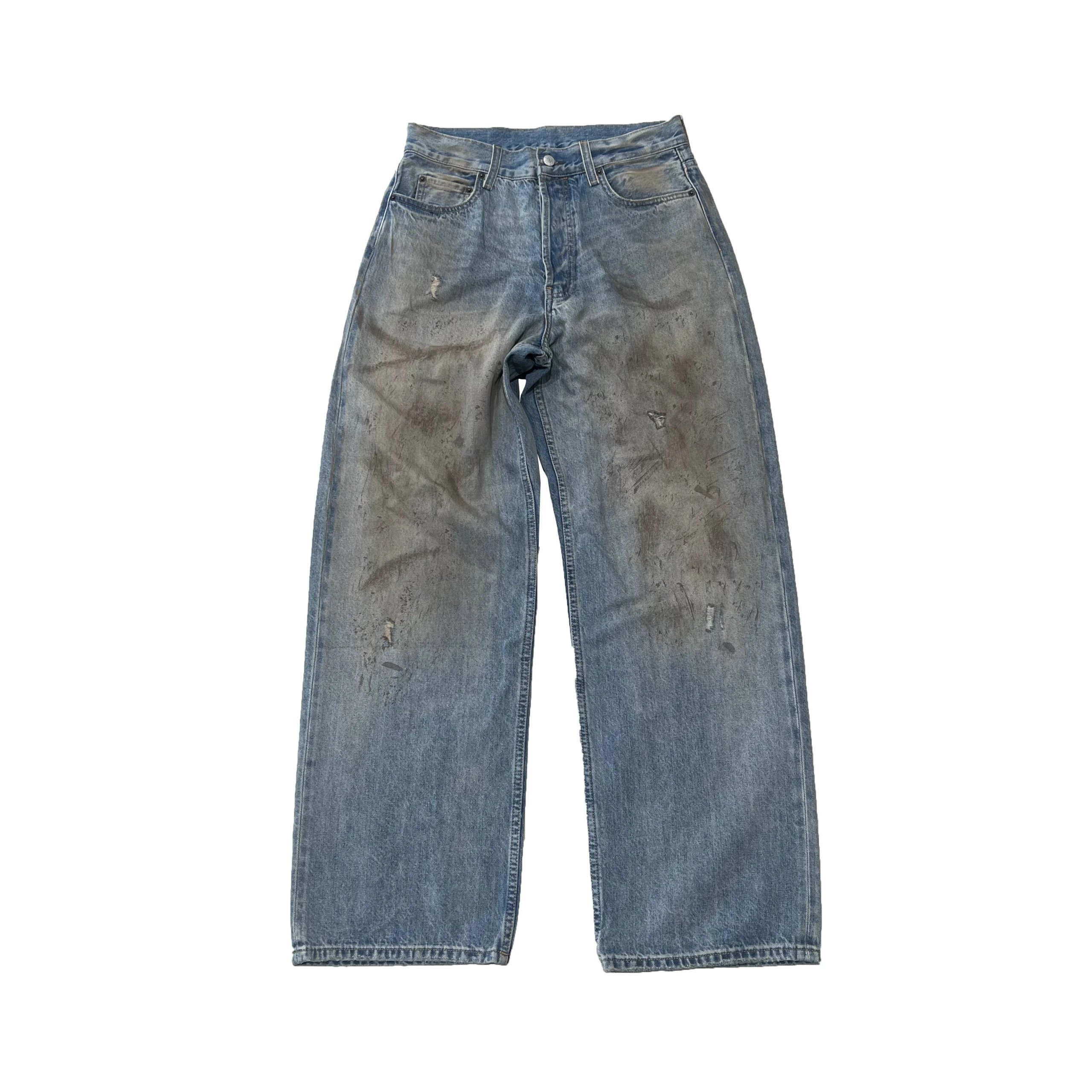 Acne Studios 2023F Penicillin Jeans Mid Blue