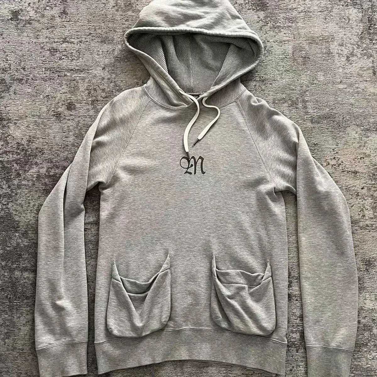 Number (N)ine SS06 "Welcome to the Shadow" Men's Non-No Angel Wings Hoodie Grey