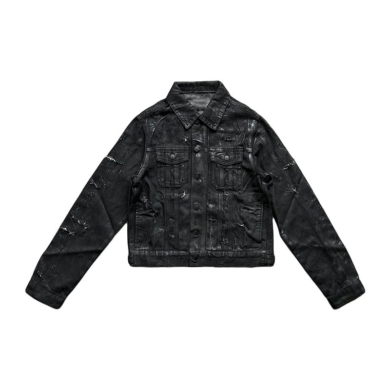 Dior Homme by Hedi Slimane Waxed Coated Denim Jacket