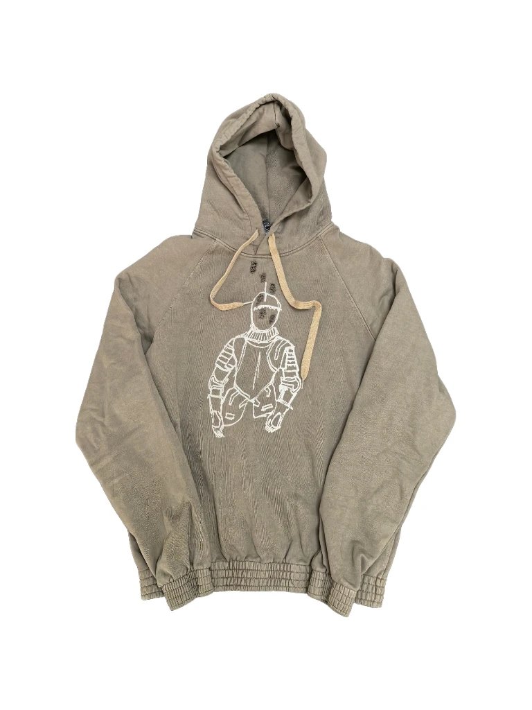 Number (N)ine SS01 Time Migration Knight Hoodie Brown