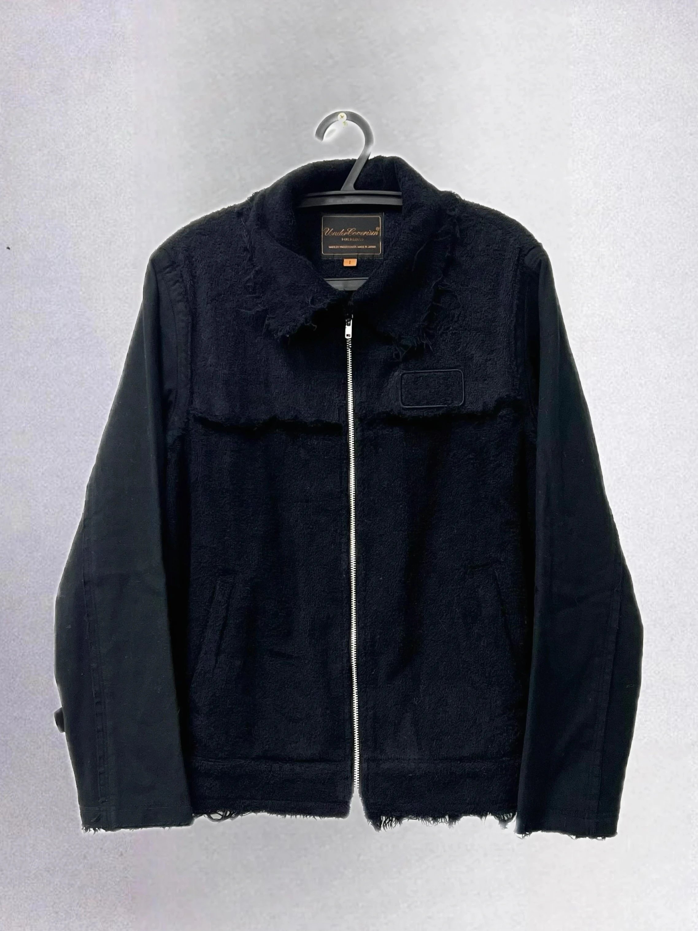 Undercover SS05 "But Beautiful II" Hybrid Fleece Jacket Black