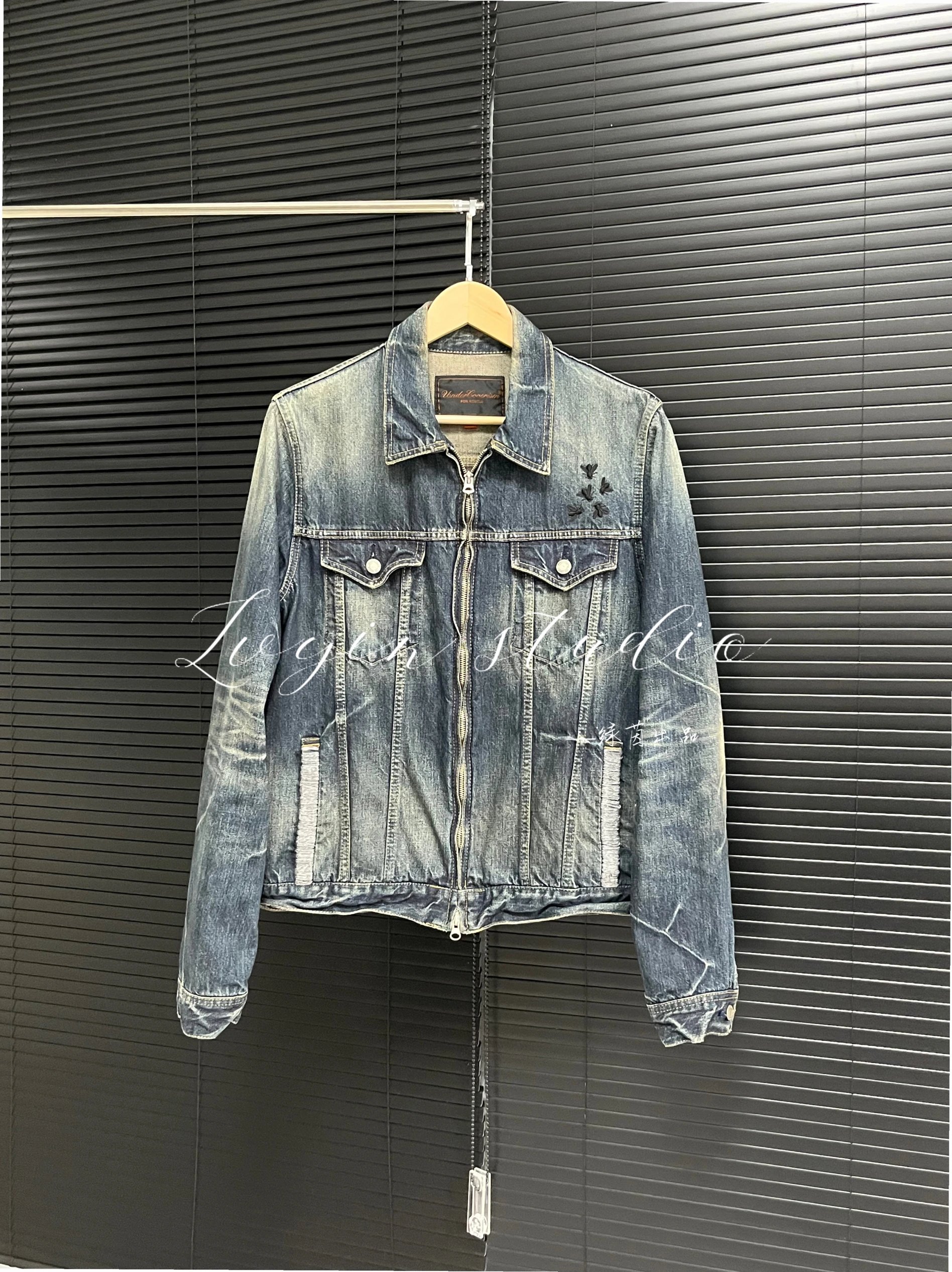 Undercover AW06 GuruGuru Bug Embroidered Denim Jacket