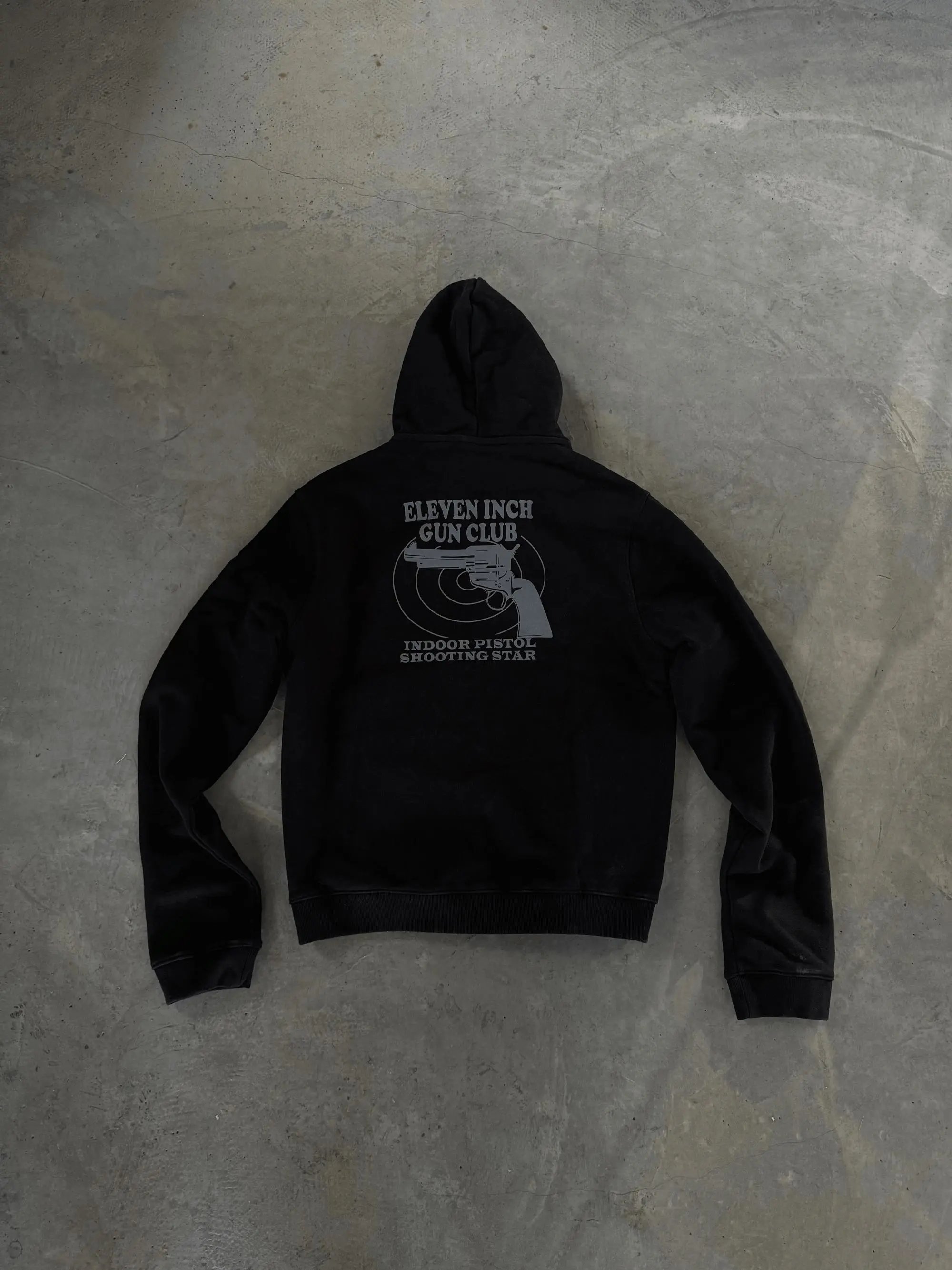 Vetements AW17 Eleven Inch Gun Club Zip-Up Hoodie