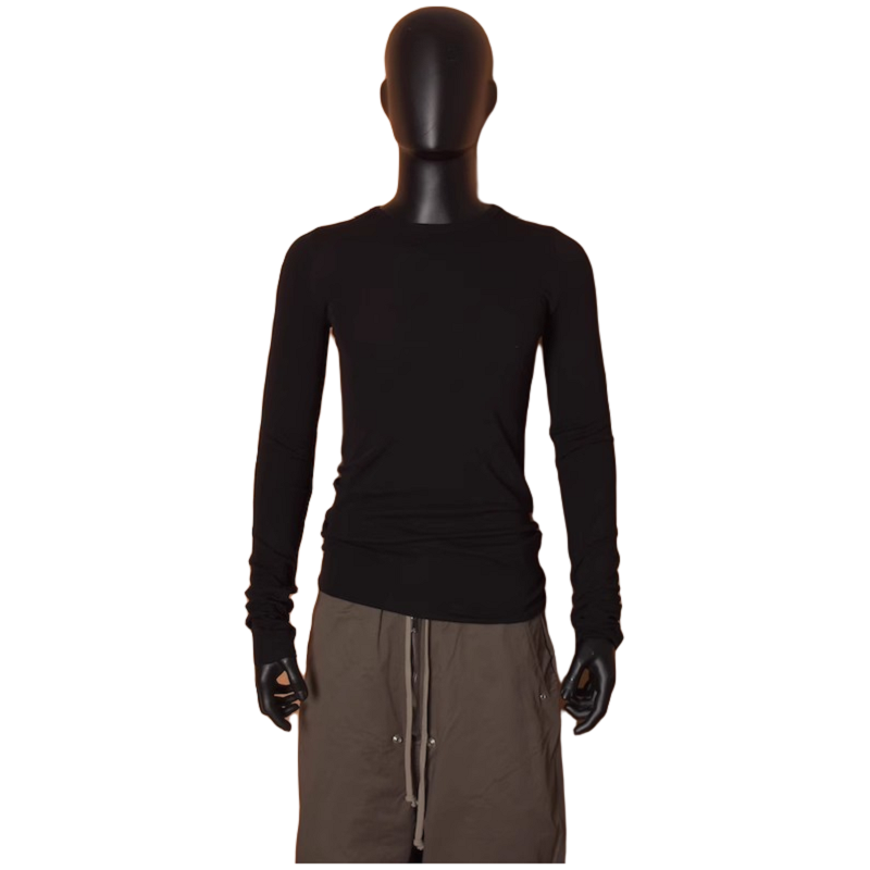 Rick Owens Double Long Sleeve T-Shirt Black
