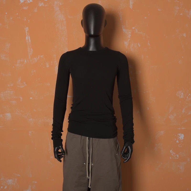 Rick Owens Double Long Sleeve T-Shirt Black