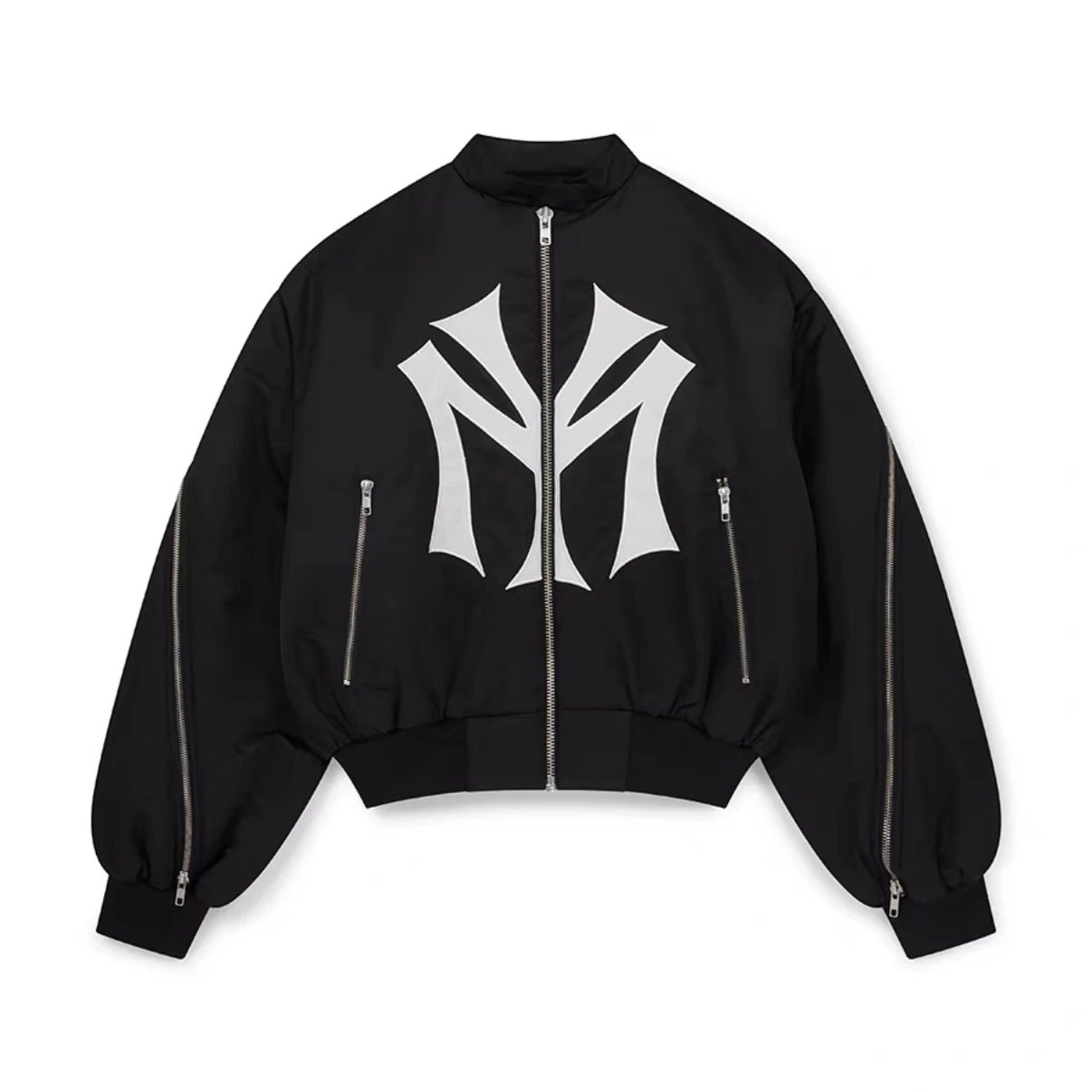 Mowalola My City Bomber Jacket Black