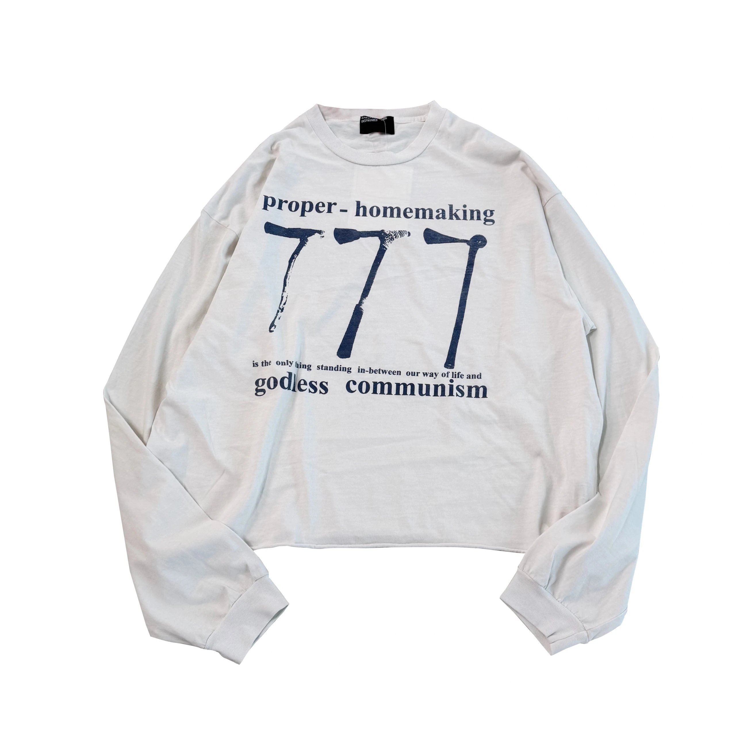 Enfants Riches Déprimés 777 Long-Sleeve T-Shirt Faded White
