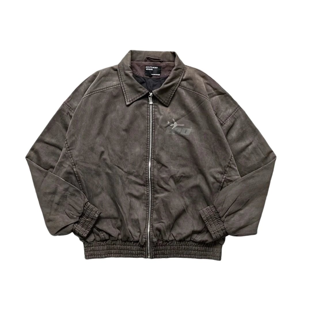 Enfants Riches Déprimés Death In Flight Zip Jacket Brown